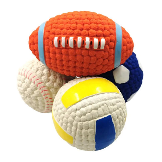 Indestructible Playful Pooch Squeaky Ball